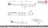 полурессора gigant tlr50.42/60.1 (ширина 100mm)  аналог