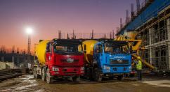 Бетономешалки и миксеры на шасси FAW и Dongfeng: а...