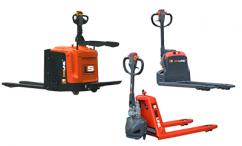 Электрическая складская тележка для склада и произ...