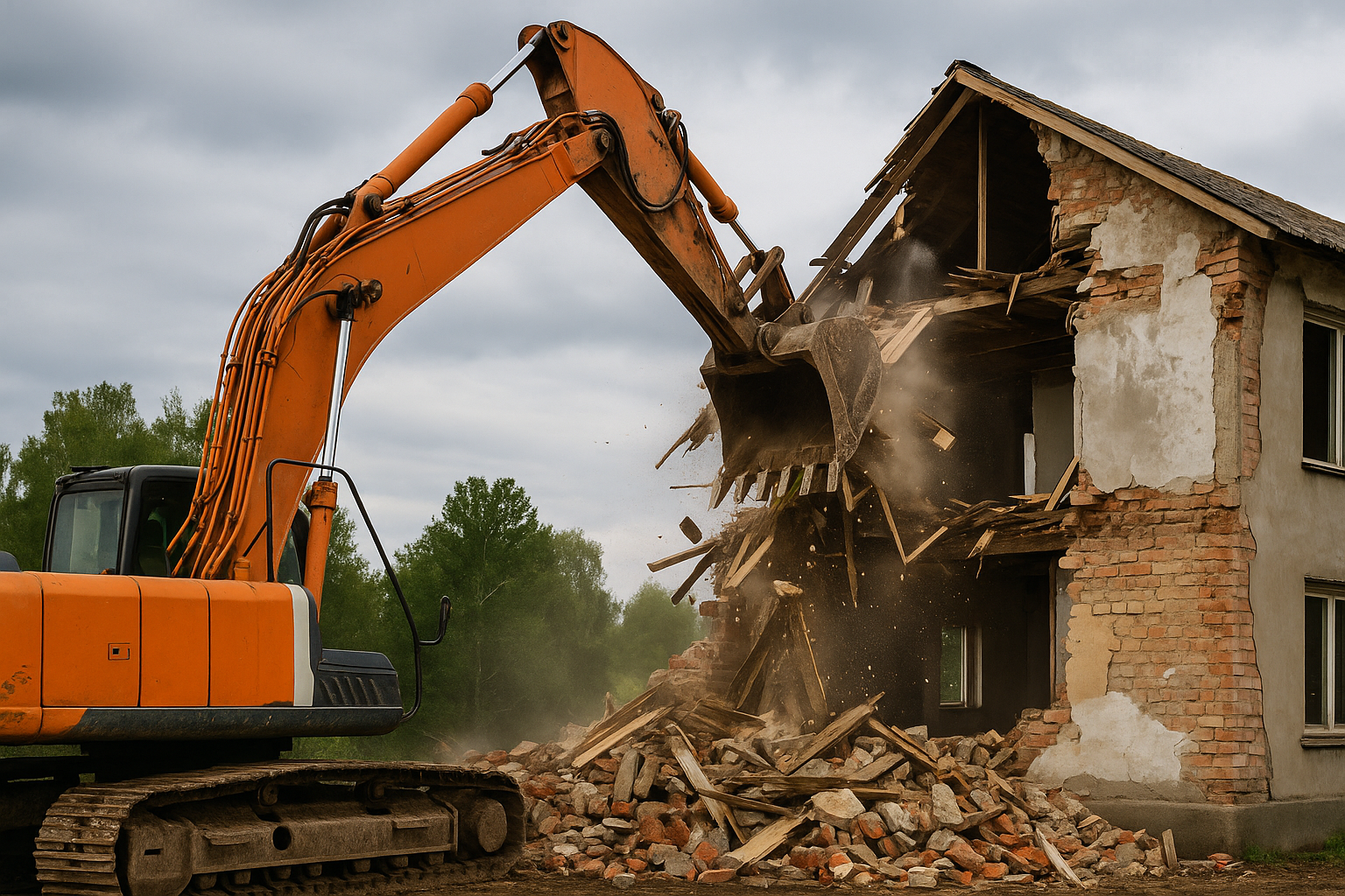 снос зданий