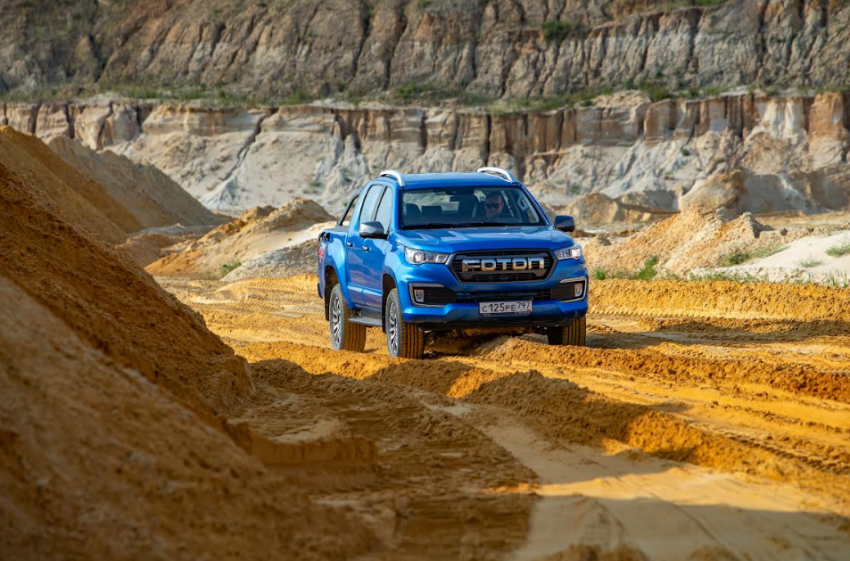 FOTON TUNLAND G7 вошел в топ-5 самых продаваемых пикапов в России